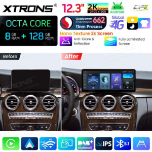Android Autoradio Xtrons für Mercedes-Benz C/GLC/V/X-Klasse 8/128 GB – Bild 4