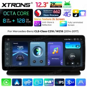 Android Autoradio Xtrons für CLS-Klasse C218/W218 (2014–2017), NTG 5.0/5.1/5.2 8/128 GB