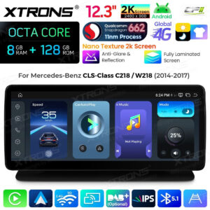 Android Autoradio Xtrons für CLS-Klasse C218/W218 (2014–2017), NTG 5.0/5.1/5.2 8/128 GB