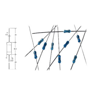 REICHELT Widerstand, Metallschicht, 750 Ohm, 0207, 0,6 W, 1%