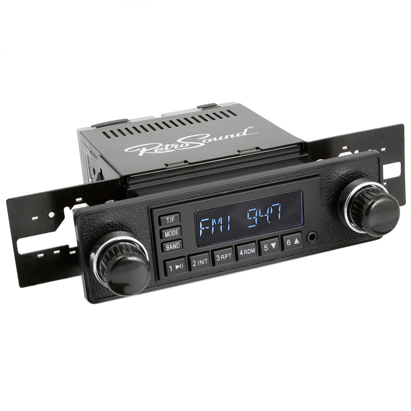 RETROSOUND Frontblende - "Mini DIN", schwarz, 38x89mm – Bild 8