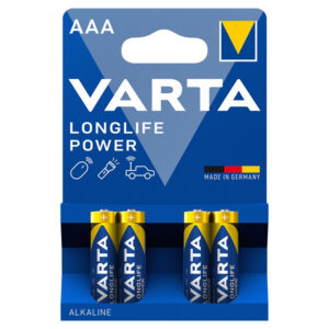 VARTA Batterie, AAA, LR03, 1,5 Volt, 4er-Pack