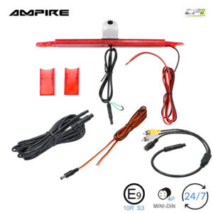 _AMPIRE Bremslichtkamera (CVBS), (Ersatz für Hella 2DA 343 106-201), weiß