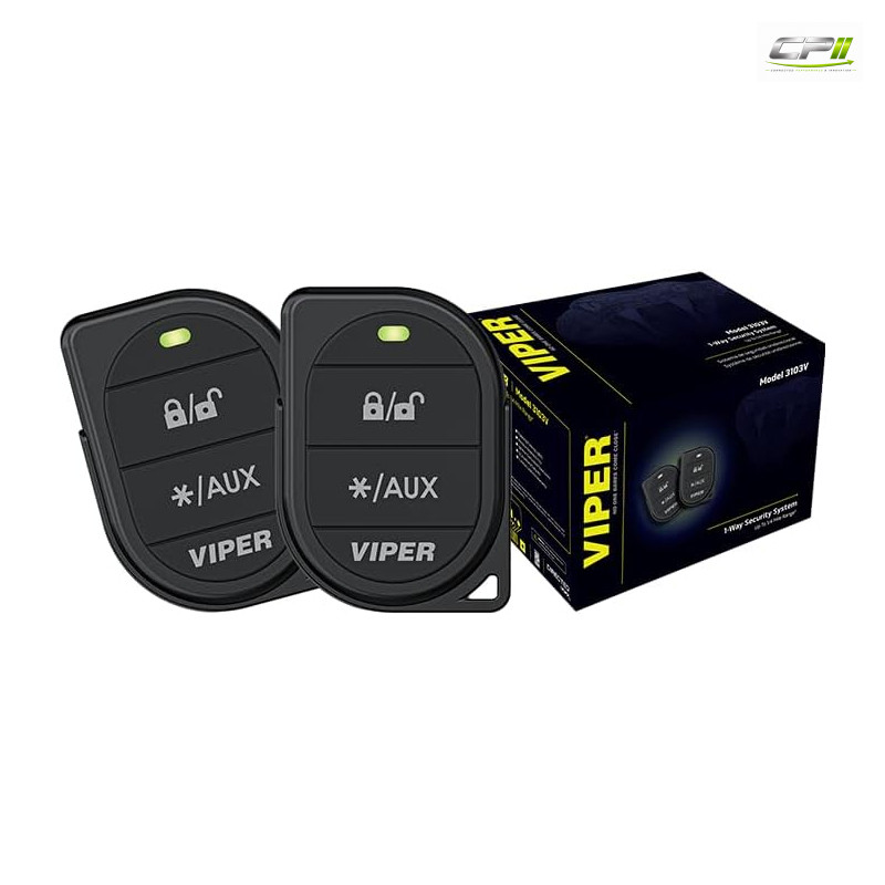 VIPER Alarmsystem mit zwei 7122V 2-Tasten Fernbedienungen
