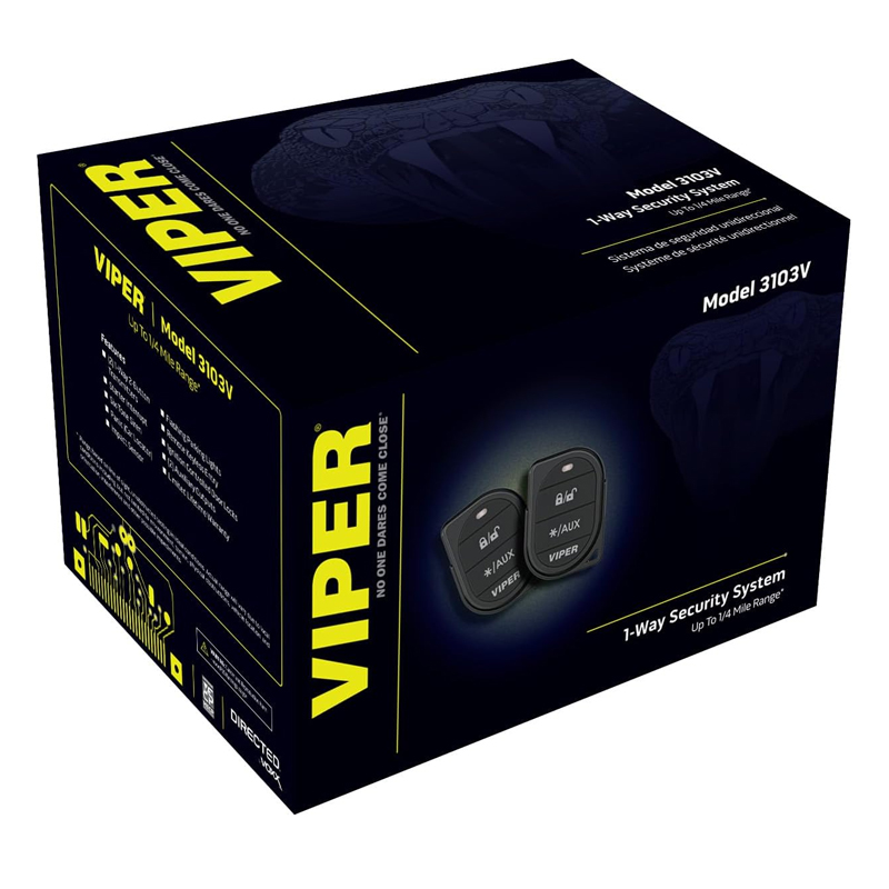 VIPER Alarmsystem mit zwei 7122V 2-Tasten Fernbedienungen
