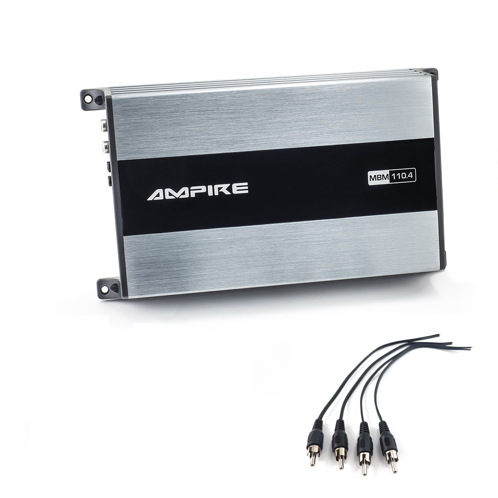 AMPIRE MBM110.4-2G Endstufe 4x110W Class D 12V mit Bandpassfilter – Bild 10