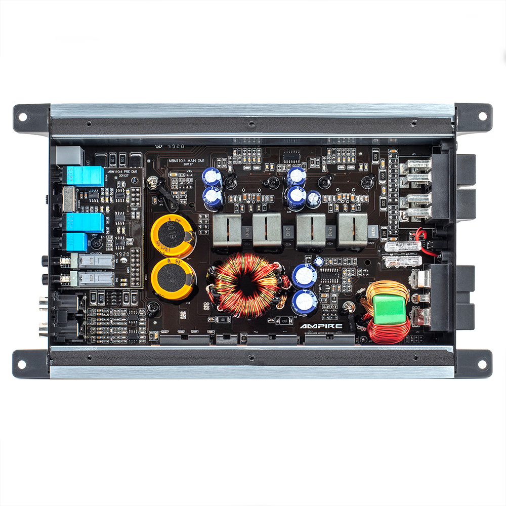 AMPIRE MBM110.4-2G Endstufe 4x110W Class D 12V mit Bandpassfilter – Bild 11